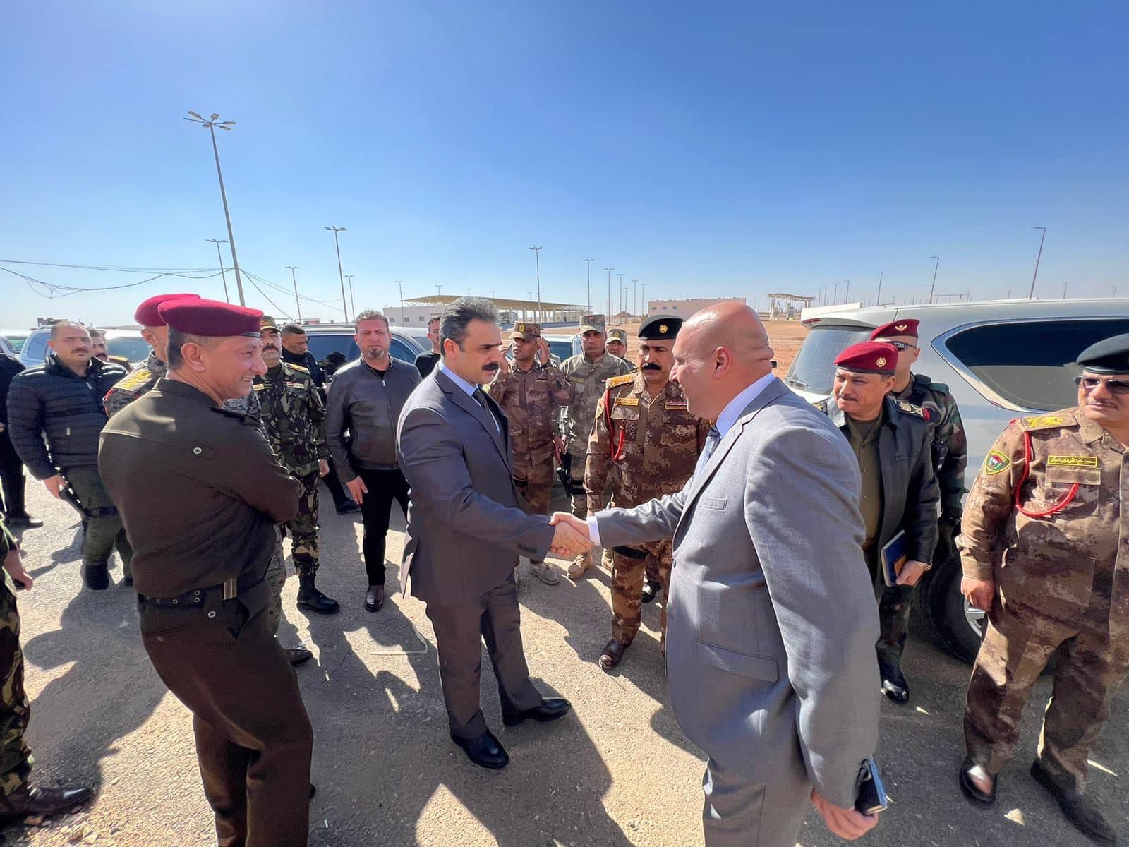 رئيس هيأة المنافذ الحدودية اللواء الدكتور عمر عدنان الوائلي يشارك في الاجتماع المشترك بين الجانب العراقي والسعودي في عرعر